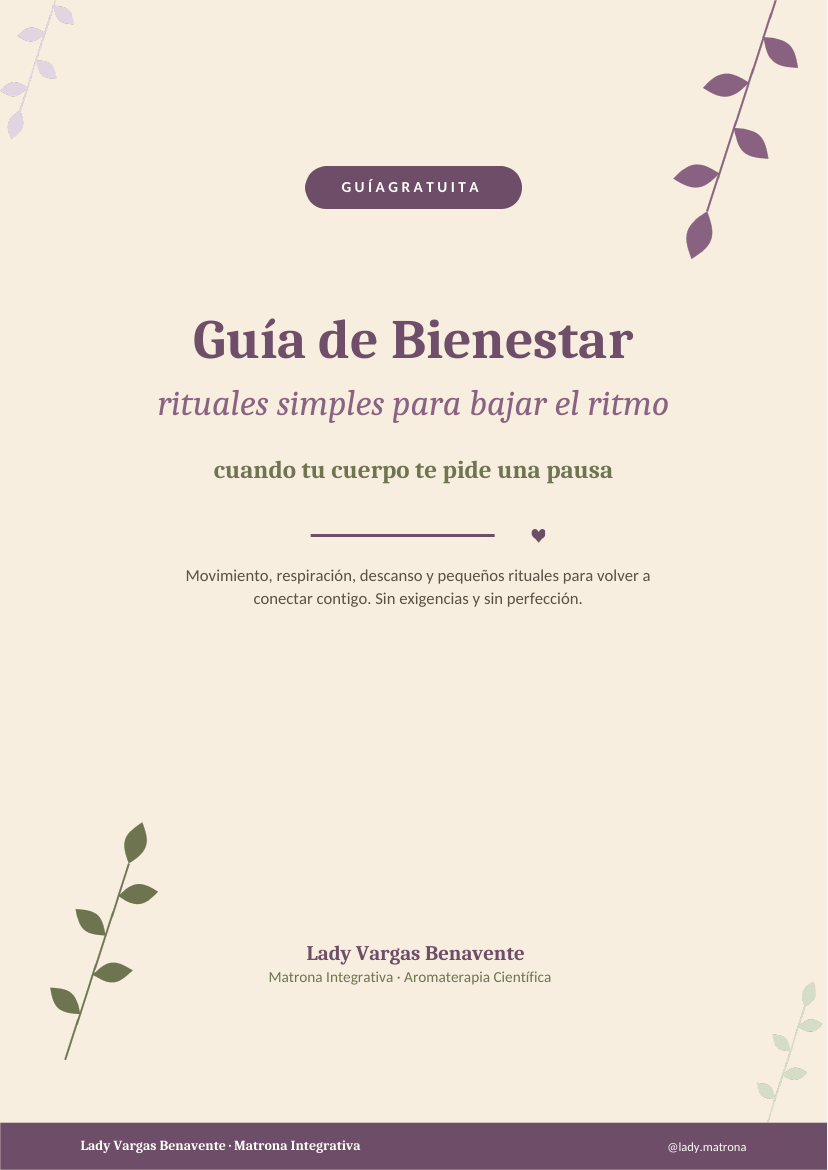 Portada de la guía de bienestar para bajar el ritmo